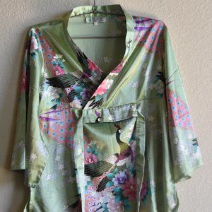 Green Authentic Cheongsam Top
